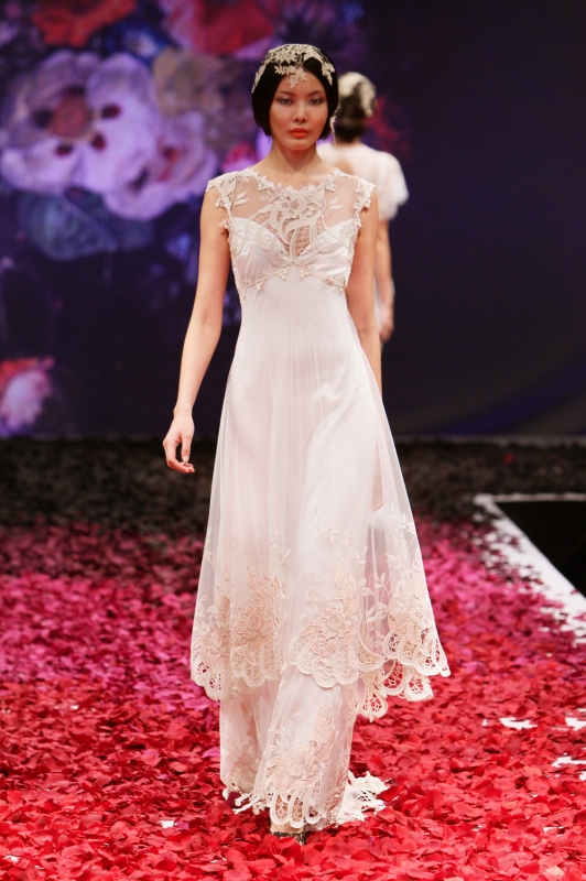 Claire Pettibone - Fall 2014 Bridal Collection - Sonata Wedding Dress</p>

<p