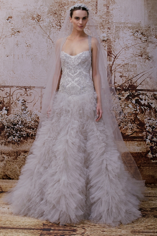 Monique Lhuillier Wedding Dresses - Fall 2014 Bridal Collection