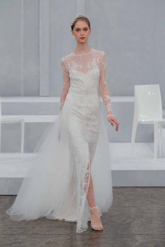 Monique Lhuillier - Spring 2015 Bridal Collection - <a href=