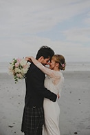 Bohemian Seaside Scottish Wedding at St. Salvatorâ€™s Chapel