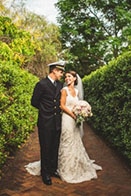 Charlotte Military Wedding at Daniel Stowe Botanical Garden