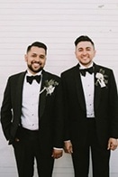 Black and White Industrial Los Angeles Wedding at 440 Seaton