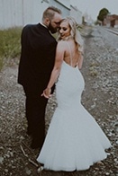 Feminine Meets Edgy Pennsylvania Wedding at The Booking House