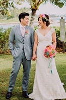 This Colorful Lanikuhonua Cultural Estate Wedding is As Cheerful As It Gets