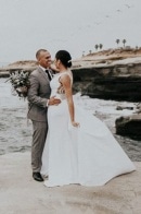 This Modern Luce Loft Wedding Achieves the Moody Look with Marble Details