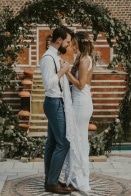 Free-Spirited Green and Gold German Wedding at Kommandeursburg