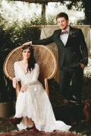 Nature Lovers Will Have Major Heart Eyes for This Elegant Backyard Wedding
