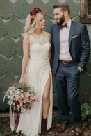 This Entirely DIY Wedding Transformed a Lakefront Cottage Into a Boho Wonderland