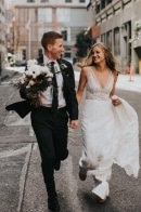Super Chic Black and White Downtown Wedding at The Pearl SF