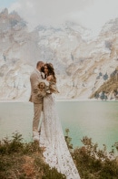 Picturesque Neutral Palette Elopement With An Incredible View