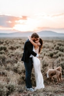 A Modern Desert Airbnb Brought This Elopement To Life
