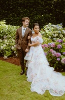 Whimsical Garden Portland Backyard Wedding