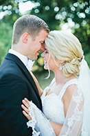 Blue and Peach Wedding in Stockholm
