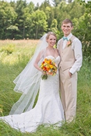 Coral and Teal Wedding at Kingsland Bay State Park