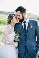 Sentimental Handmade Orange Country Wedding