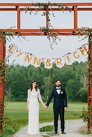 Understated Swedish Woodland Wedding