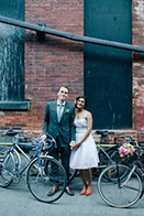 Coral and Pink Downtown Wedding in Toronto