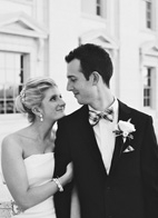 elegant black and gold wedding in Wisconsin, photo by DWJohnson Studio