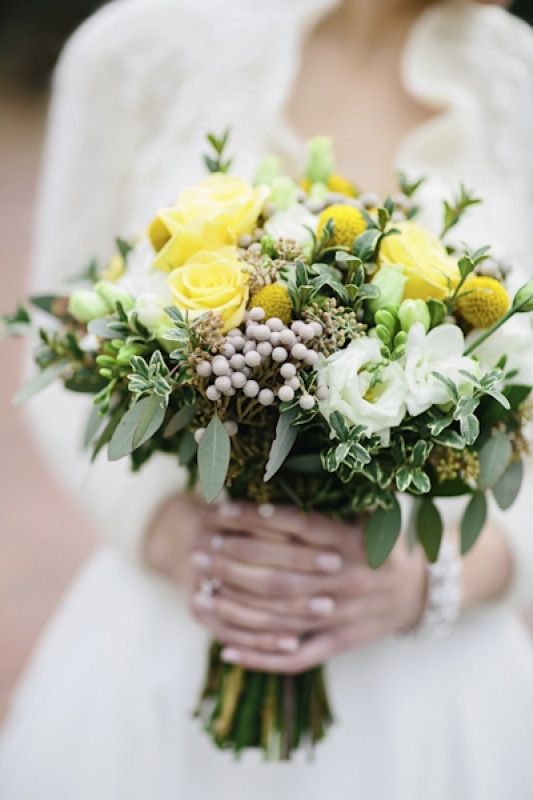 gray and yellow destination wedding, photo by Brooke Images