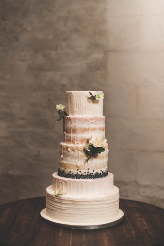 Velvet Sky Bakery tiered wedding cake
