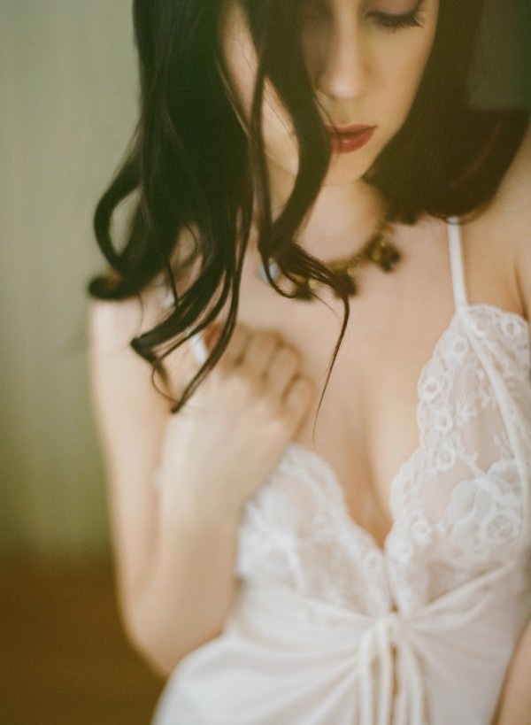 Pastel Vintage Boudoir Session by Gabe McClintock Photography and Justine Celina Maguire