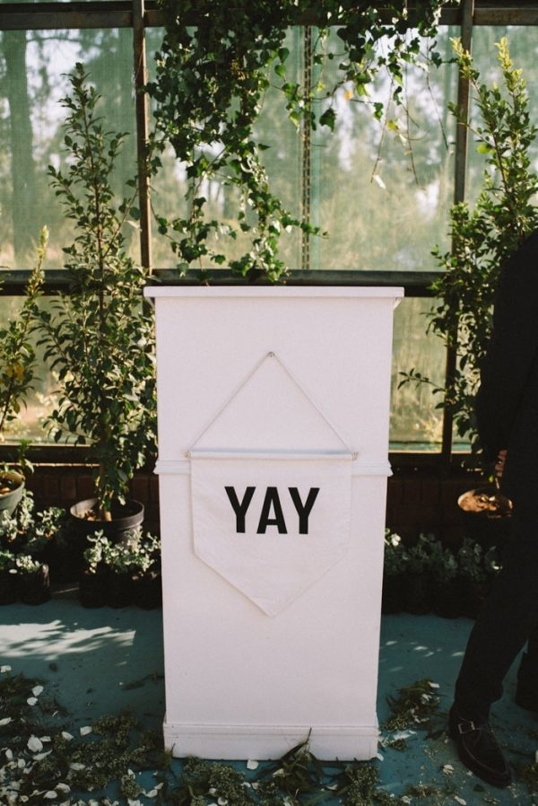 Modern Minimalist DIY Wedding Ceremony Phrase Banner Pendant