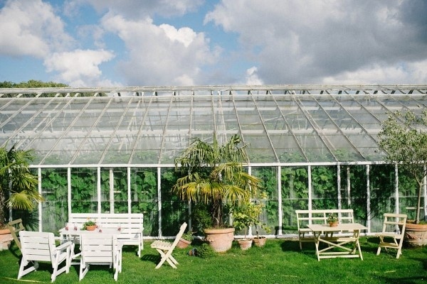 Swedish Greenhouse Wedding Venue