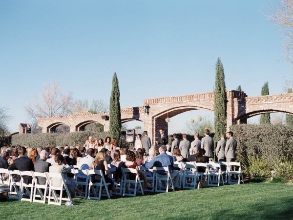Dreamy Arizona Wedding at Windmill Winery Ceremony Inspiration