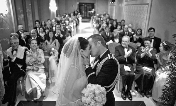heartbreakingly sweet ceremony moment captured by top Italian and Australia-based destination wedding photographer Daniele Del Castillo on Junebug Weddings