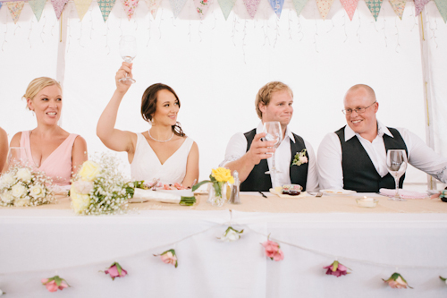 colorful handmade wedding in New Zealand with photos by Mary Sylvia Photography Inc. | junebugweddings.com