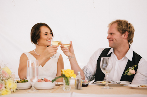 colorful handmade wedding in New Zealand with photos by Mary Sylvia Photography Inc. | junebugweddings.com