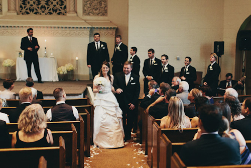 modern wedding at Hotel 1000 with photos by James Moes Photography | junebugweddings.com