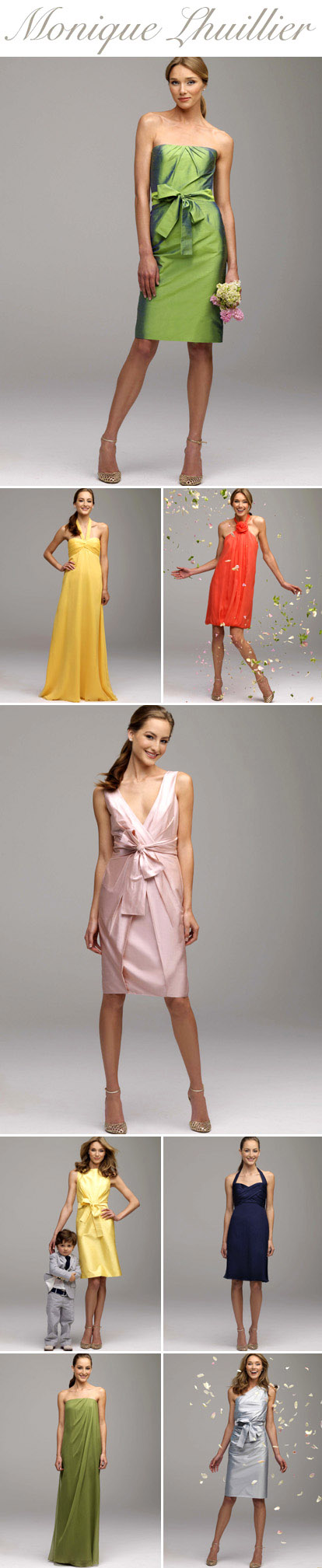 Monique Lhuillier bridesmaids dress collection