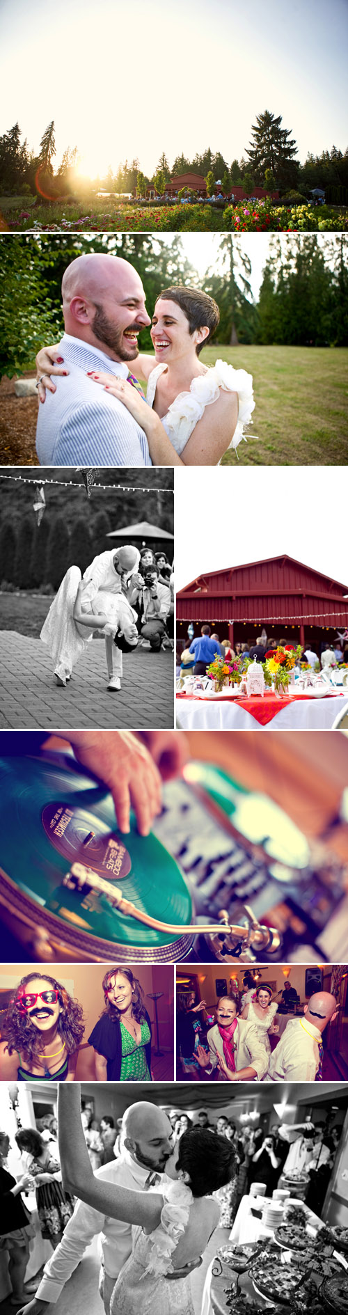 colorful outdoor indian-inspired farm wedding reception photographed by Gabriel Boone