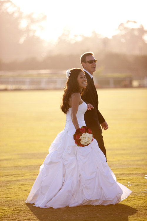 Santa Barbara, California summertime real wedding, image by Halberg Photographers