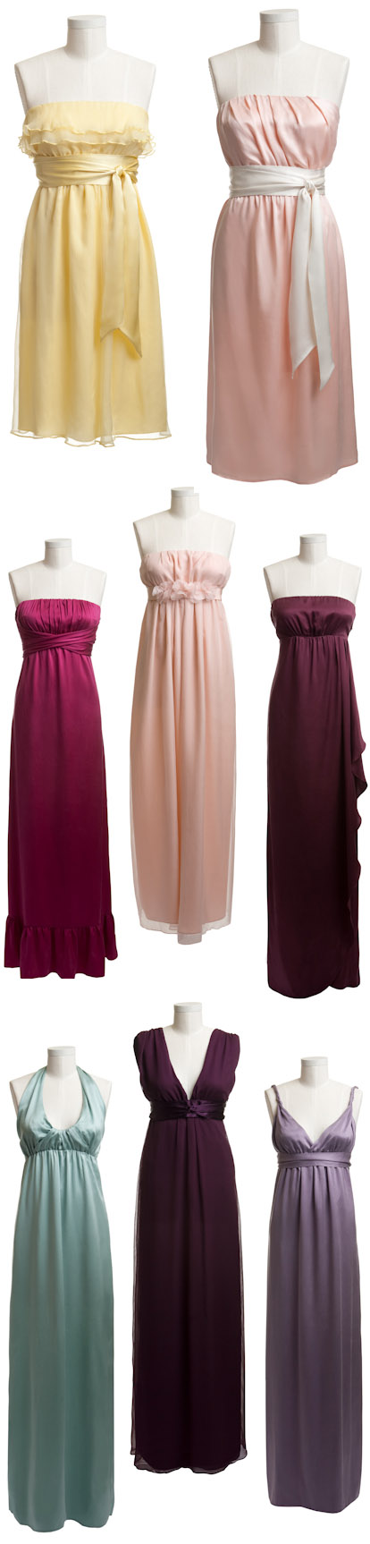 stylish, modern bridesmaids' dresses from Swoon
