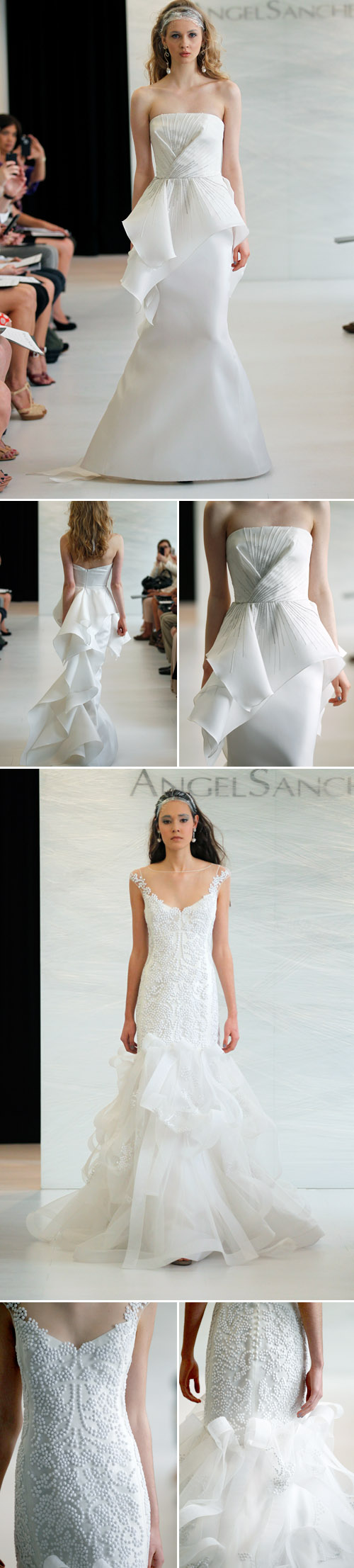 Bridal Market - Angel Sanchez Spring 2013 | Junebug Weddings, image size:500x2213