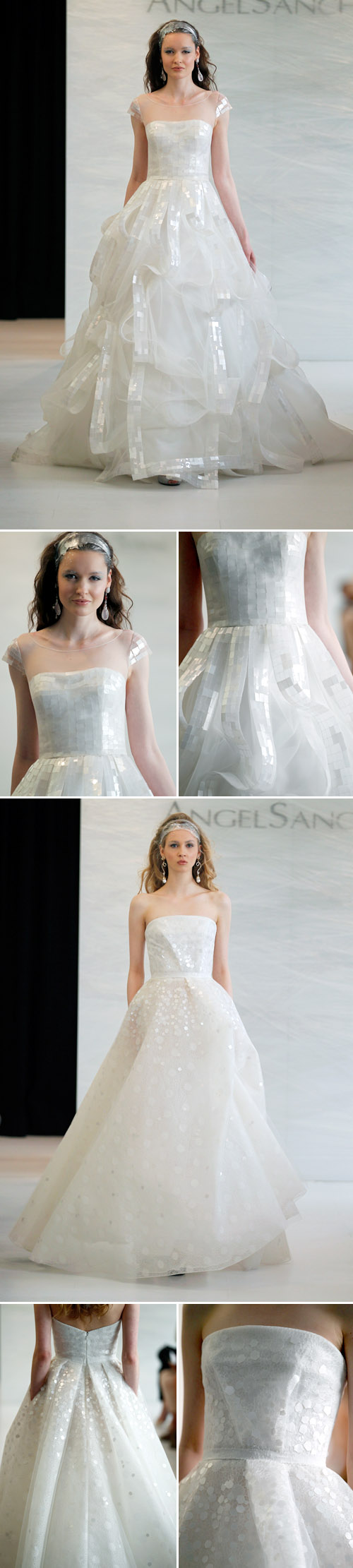 Bridal Market - Angel Sanchez Spring 2013 | Junebug Weddings, image size:500x2221