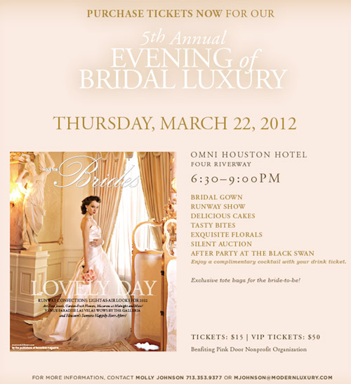 Houston Brides Magazine Event