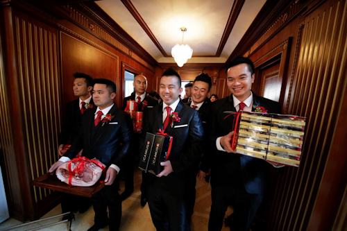 lavish and elegant wedding in Xian China, photos by Chris+Lynn Photography | junebugweddings.com