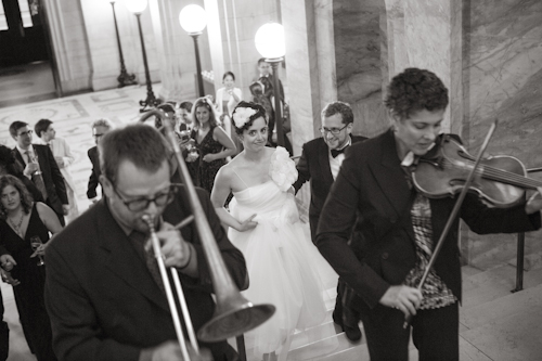 Boston Public Library Wedding, photos by Nathan Smith and Angi Welsch for Ira Lippke Studios | junebugweddings.com