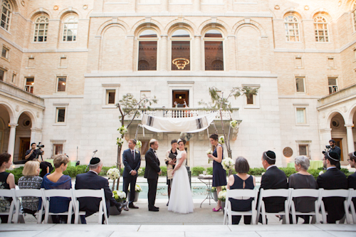 Boston Public Library Wedding, photos by Nathan Smith and Angi Welsch for Ira Lippke Studios | junebugweddings.com