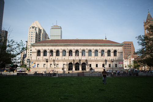 Boston Public Library Wedding, photos by Nathan Smith and Angi Welsch for Ira Lippke Studios | junebugweddings.com