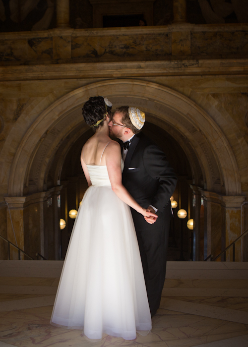 Boston Public Library Wedding, photos by Nathan Smith and Angi Welsch for Ira Lippke Studios | junebugweddings.com