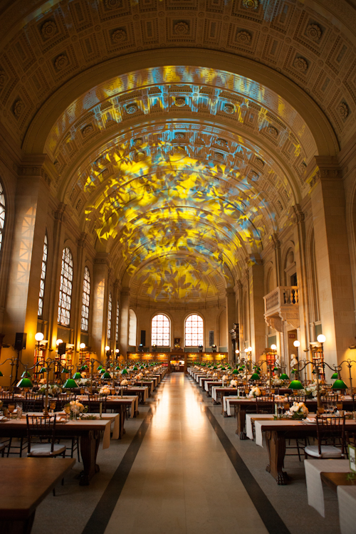 Boston Public Library Wedding, photos by Nathan Smith and Angi Welsch for Ira Lippke Studios | junebugweddings.com