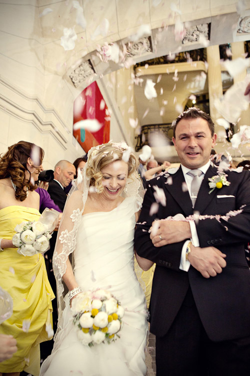 British Academy Wedding, London; photos by Marianne Taylor | Junebug Weddings