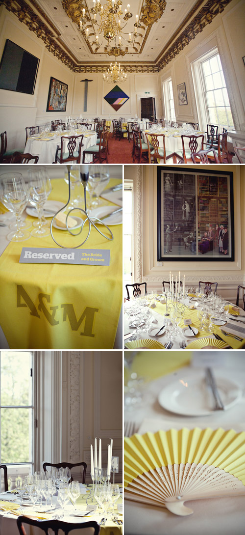 British Academy Wedding, London; photos by Marianne Taylor | Junebug Weddings