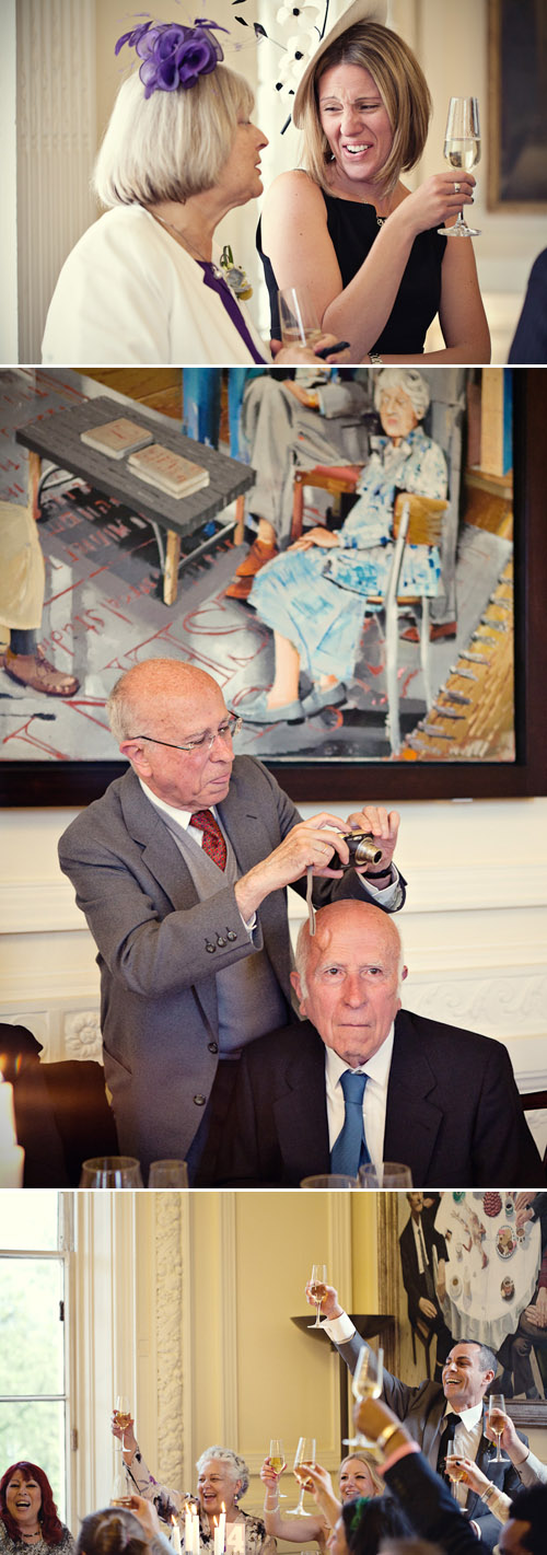 British Academy Wedding, London; photos by Marianne Taylor | Junebug Weddings