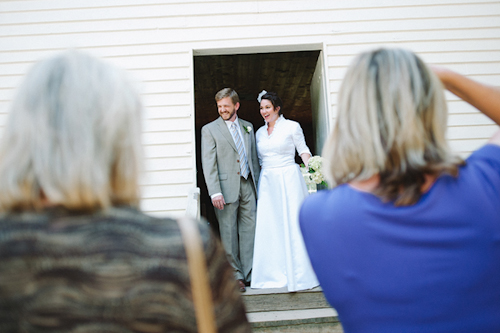 Cades Cove National Park wedding at Primitive Baptist Church, photos by Dixie Pixel Photography | junebugweddings.com