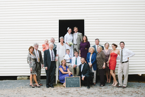 Cades Cove National Park wedding at Primitive Baptist Church, photos by Dixie Pixel Photography | junebugweddings.com